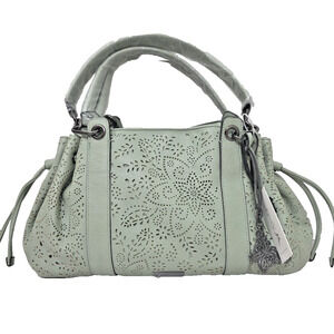 NEW Jessica Simpson Women's Hollis Hobo Handbag Soft Faux Leather Earthy Green